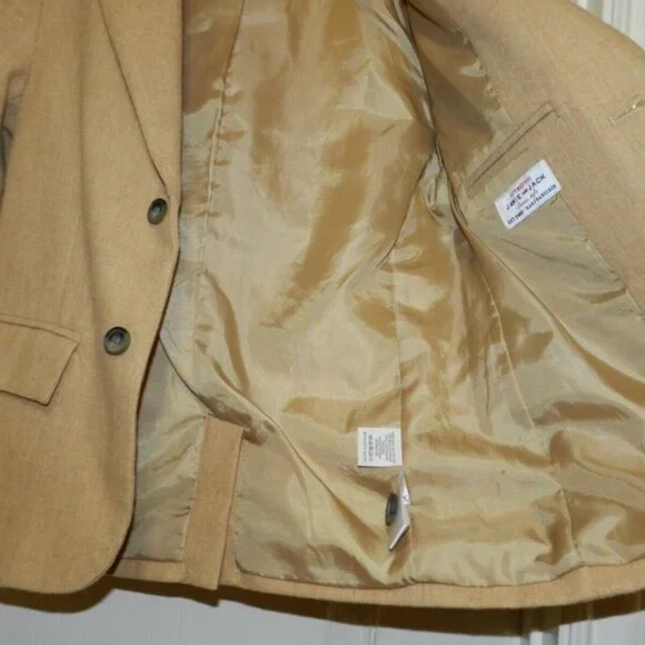 Janie and Jack Boys Camel Sport Coat - Picture 7 of 8